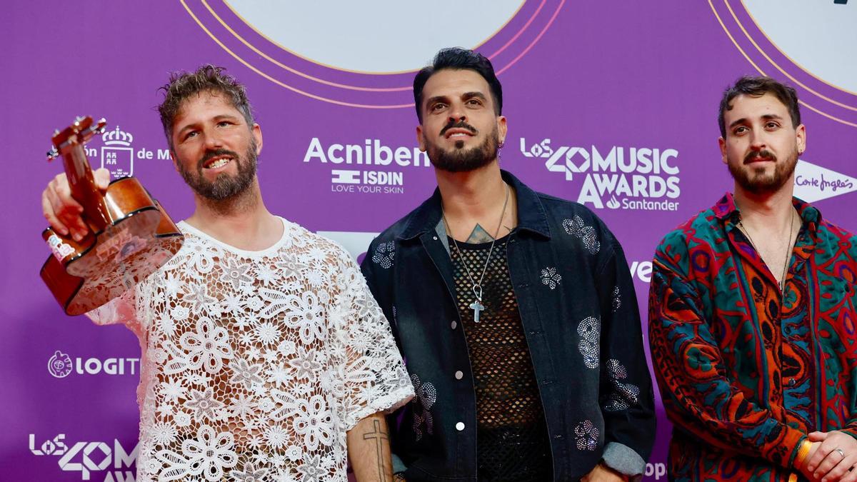 La alfombra roja de los 40 Music Awards en el Roig Arena de Valencia