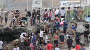 La Policia va revelar que «a diferència de Ceuta» els agents marroquins van realitzar en l’entorn de Melilla «intenses activitats operatives»