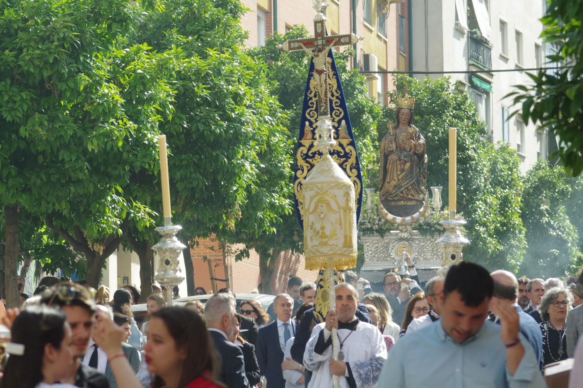 Regreso de la Virgen de la Victoria a su Santuario 