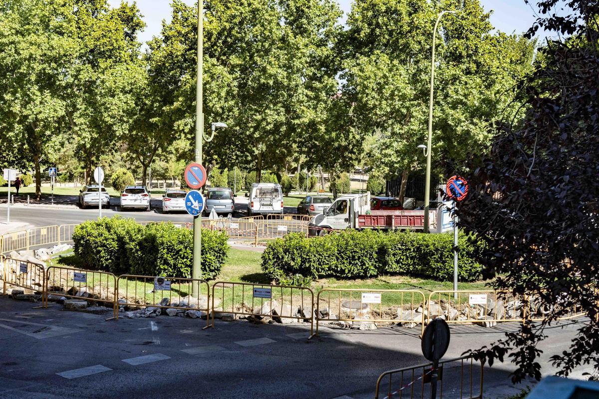 Continúan las obras de remodelación del Paseo de Goya para mejorar la accesibilidad