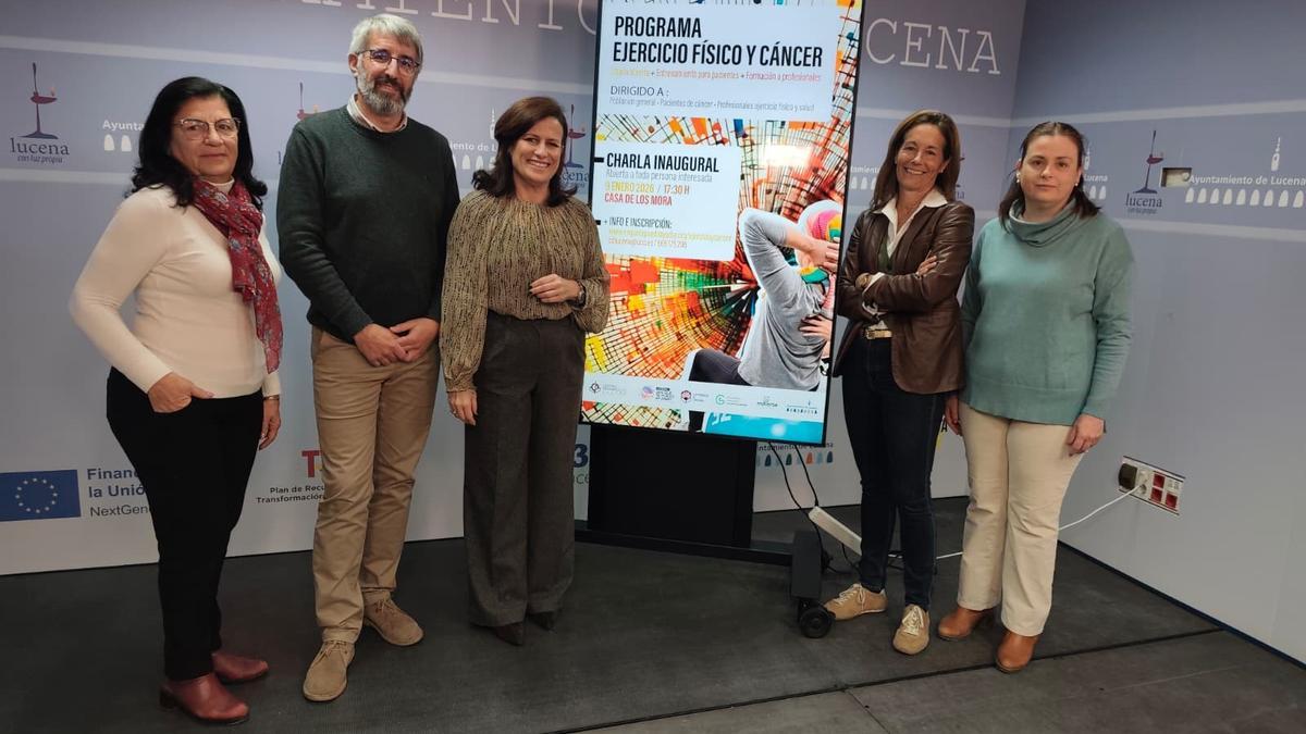 Presentación de la iniciativa pionera para pacientes oncológicos en Lucena.