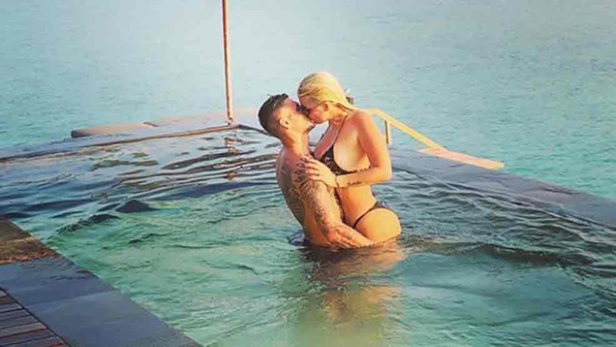 Icardi y Wanda, en las Maldivas