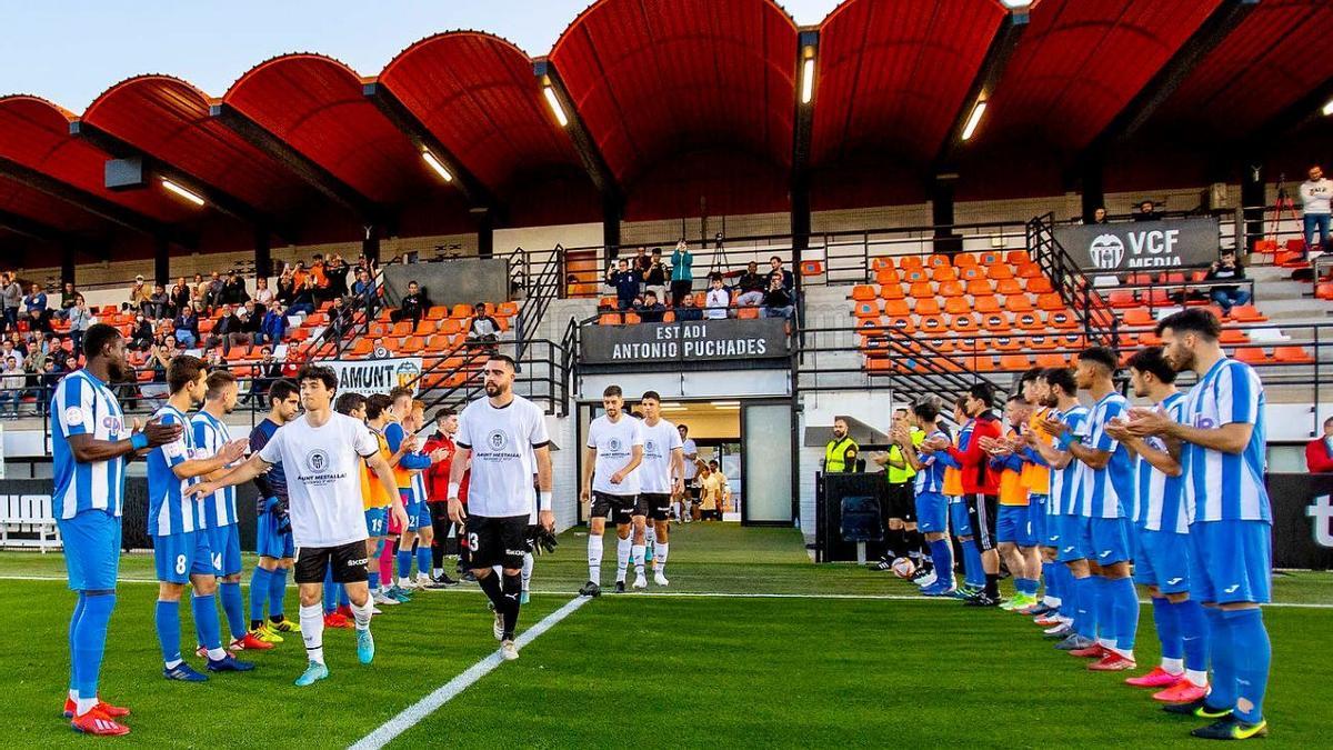 El pasillo del Recambios al Mestalla en Paterna