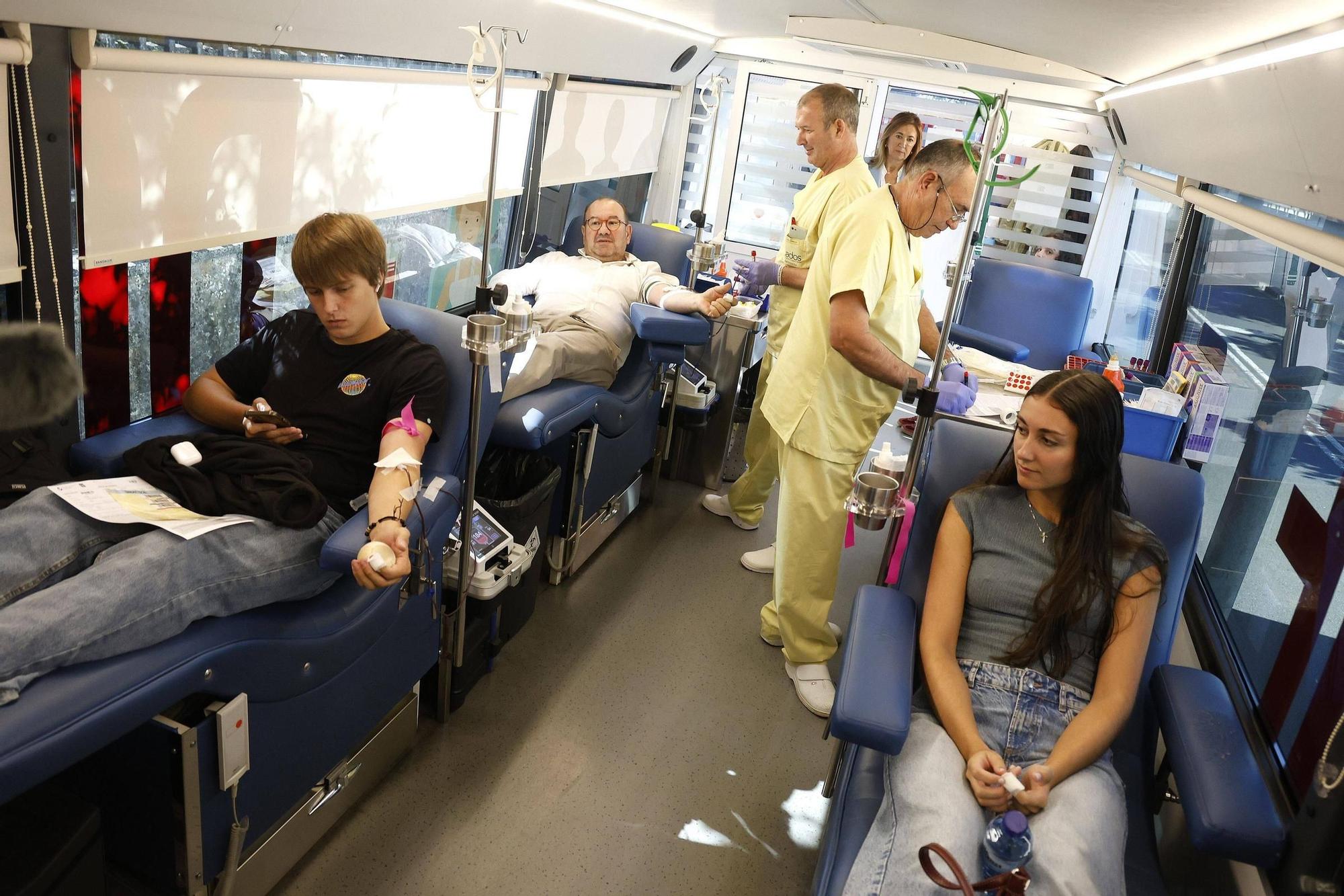 A USC inaugura a nova campaña de doazón de sangue das universidades galegas