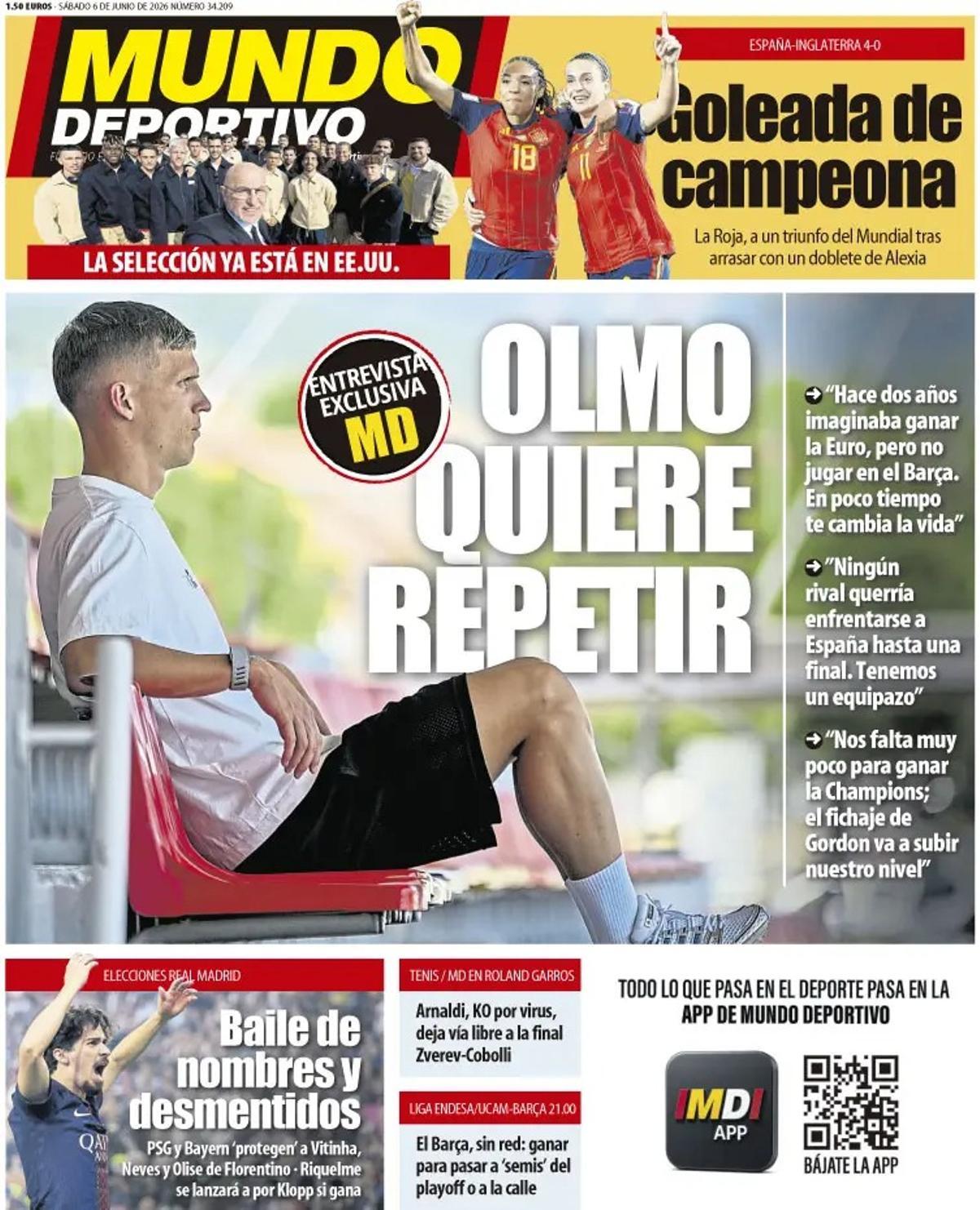 Estas son las portadas de la prensa deportiva de hoy