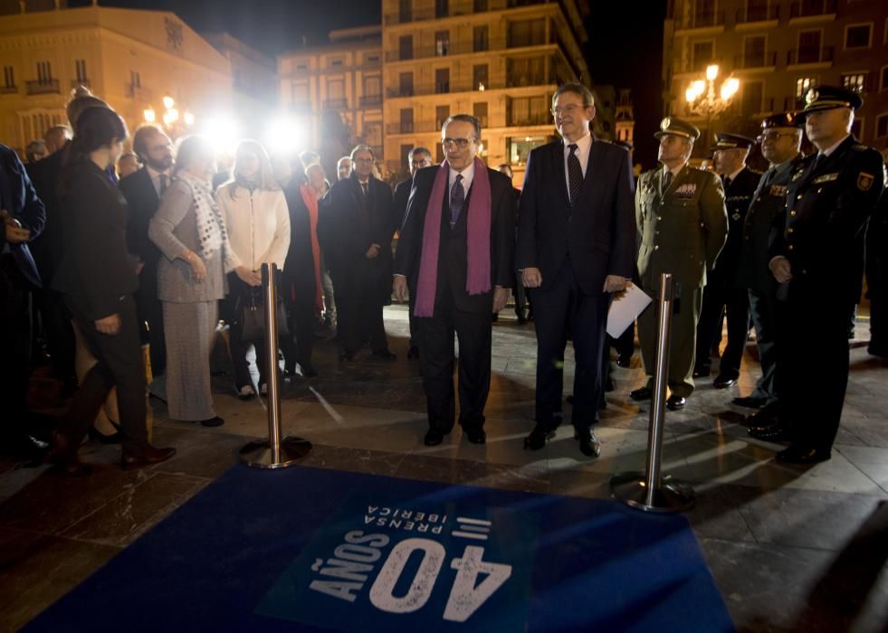 Inauguración de la exposición 'España y Prensa Ibérica: 40 años de historia democrática'