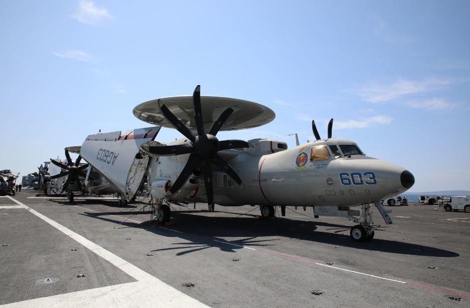 Besuch auf dem Flugzeugträger vor Mallorca