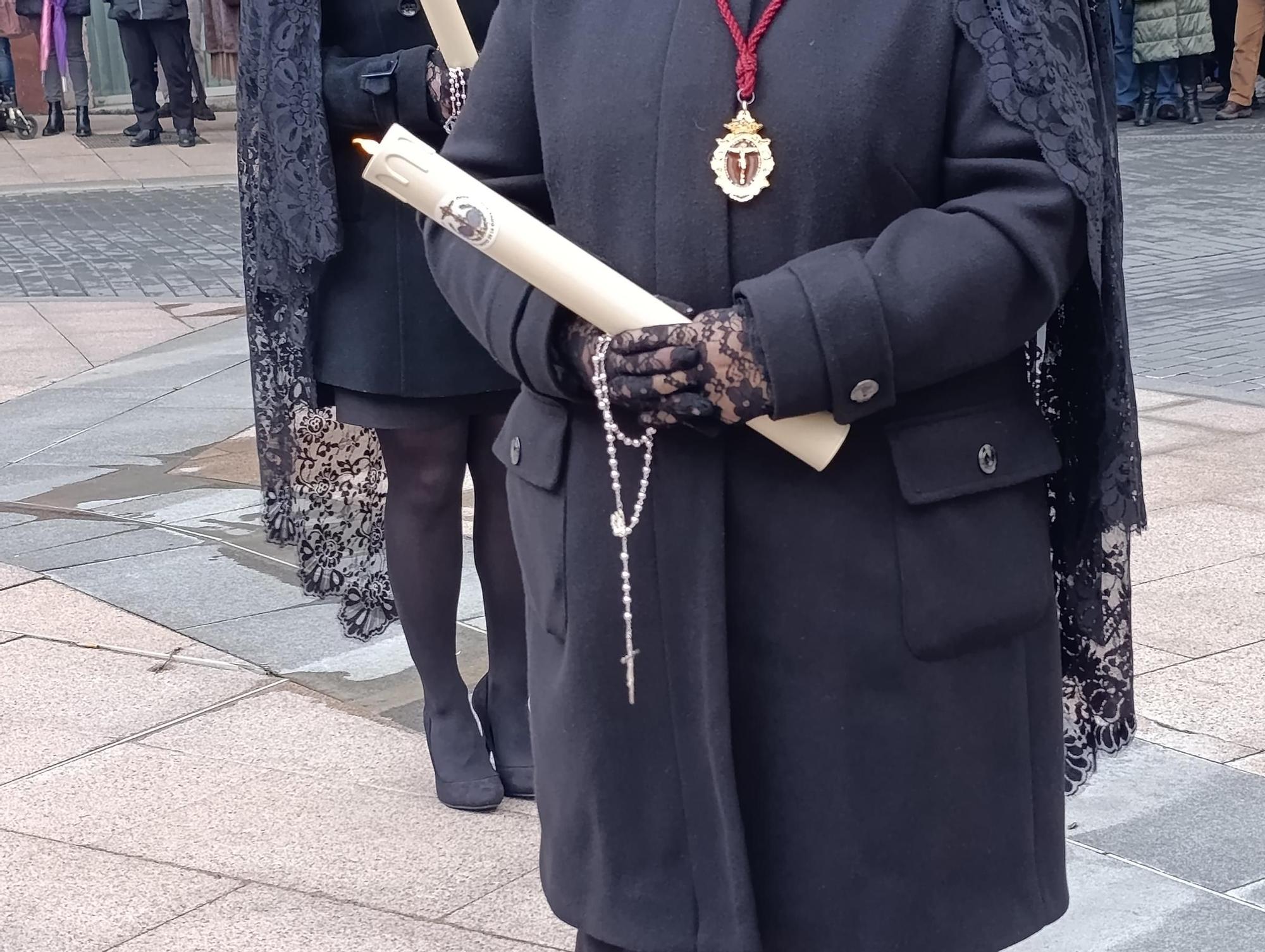 El Nazareno y la Virgen Dolorosa emocionan en Grado