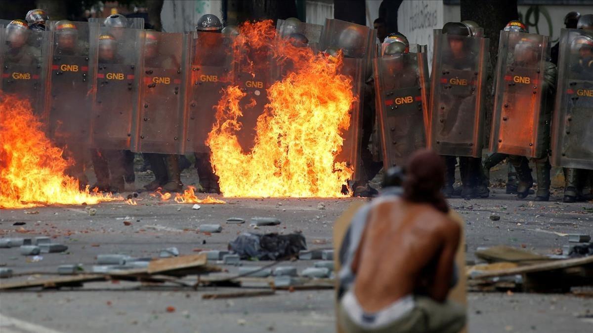 Protestas en Venezuela.