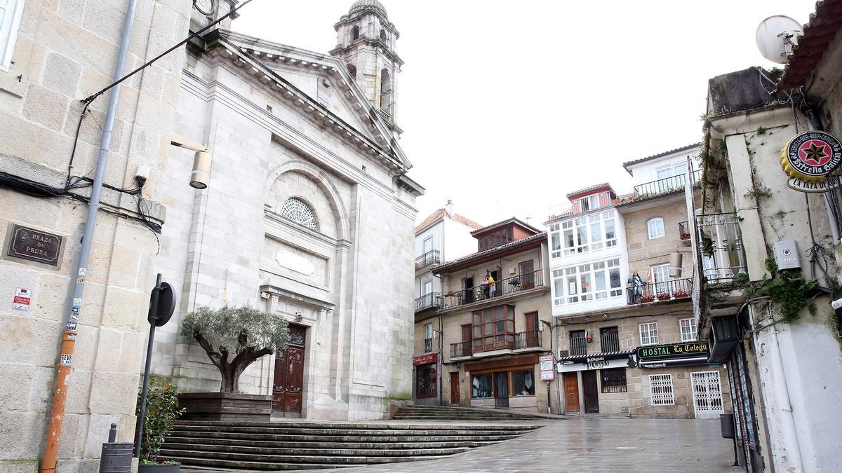 El casco vello de Vigo, durante el confinamiento de primavera