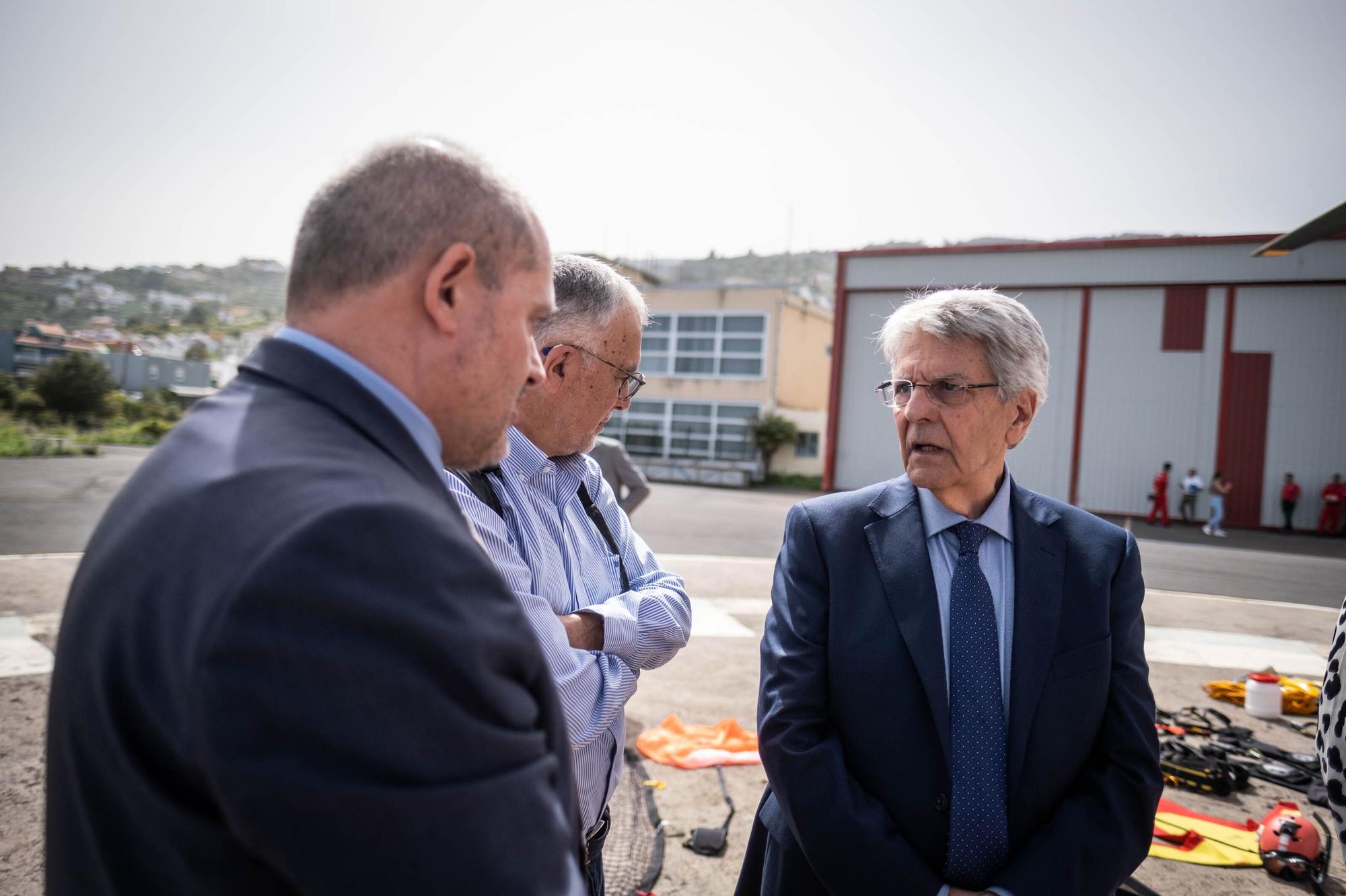 Presentación del nuevo modelo de helicópteros del Gobierno de Canarias