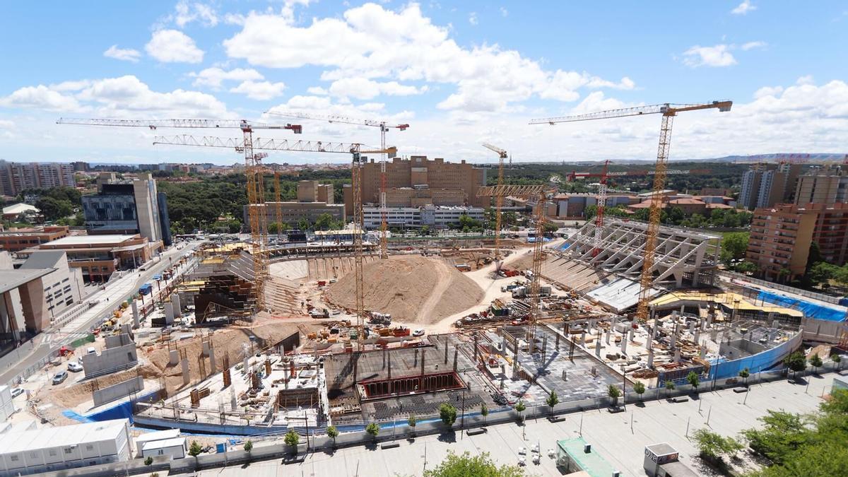 Estado de las obras de La Romareda