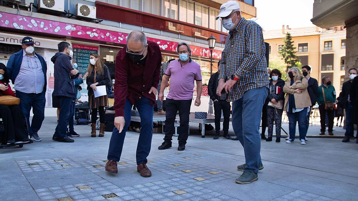 Inauguración del memorial a los zamoranos deportados a campos de concentración nazis.