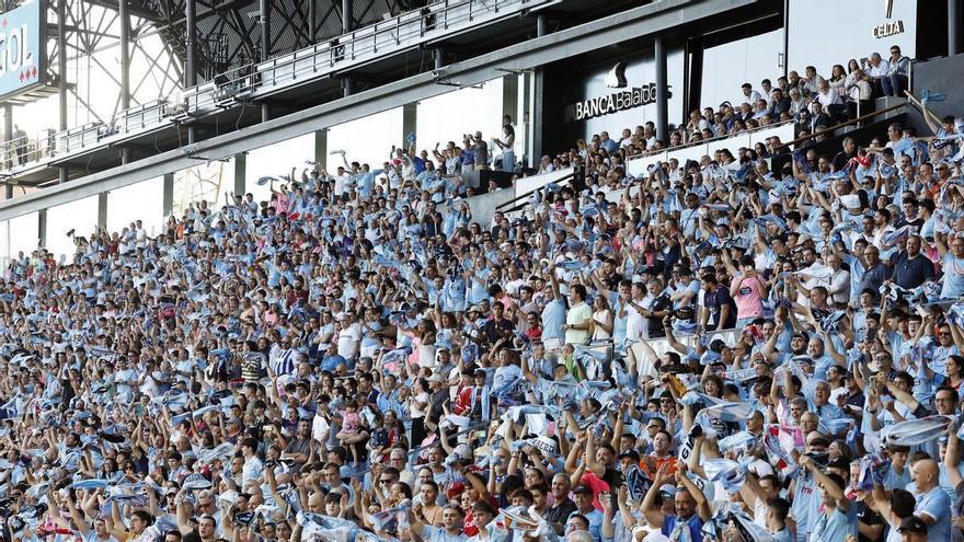 Una asistencia de Primera: los 18.007 espectadores del Celta-Fortuna superaron los del Almería-Málaga