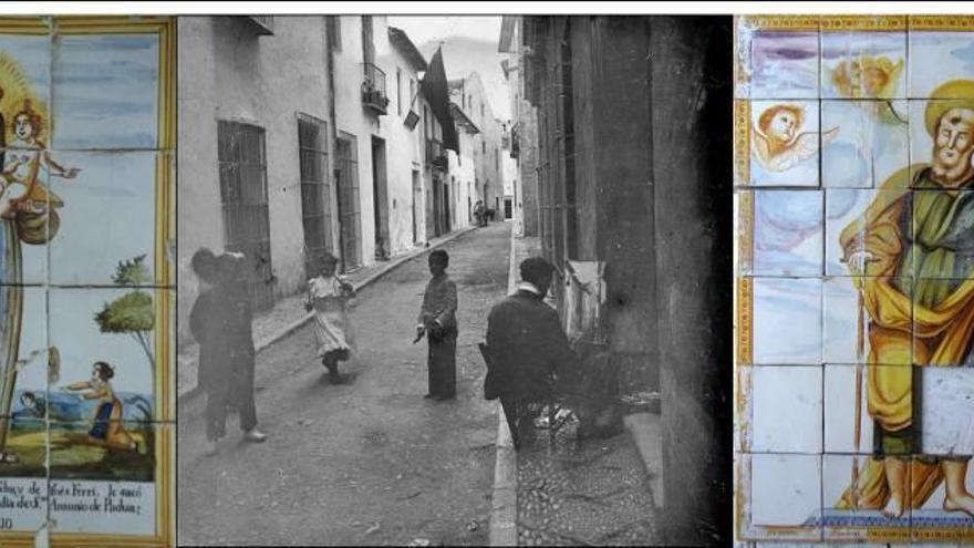 Gandia, año 1896 Los mosaicos de la calle Vicaris-San Silvestre