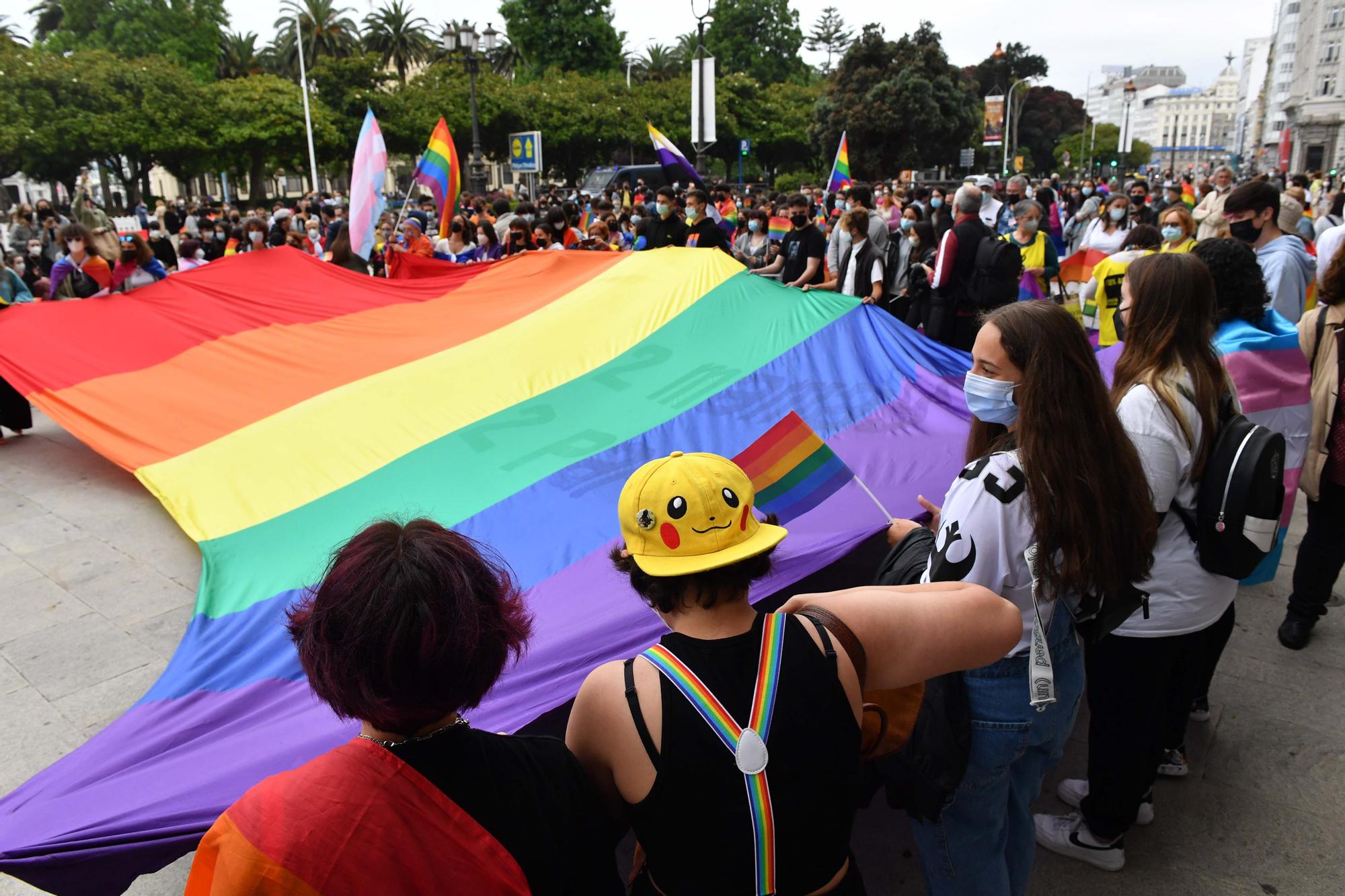 Día del Orgullo LGTBI 2021 en A Coruña
