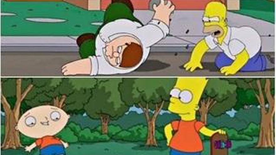 Primeras imágenes del crossover de 'Los Simpson' y 'Padre de familia' -  Información