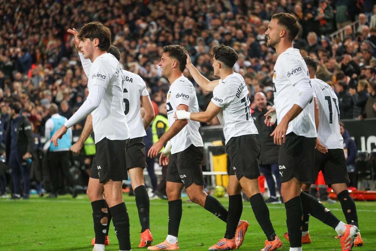 Imagen de archivo del Valencia CF - Levante UD en Mestalla.