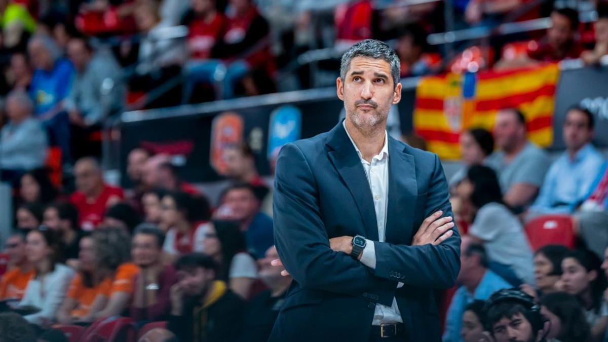 Rubén Burgos, entrenador del Valencia BC