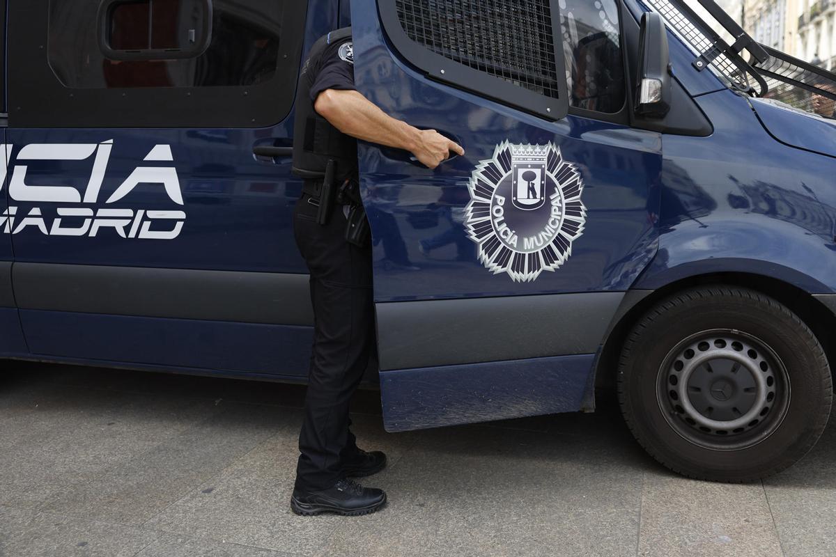 Furgón de la policía municipal de Madrid.