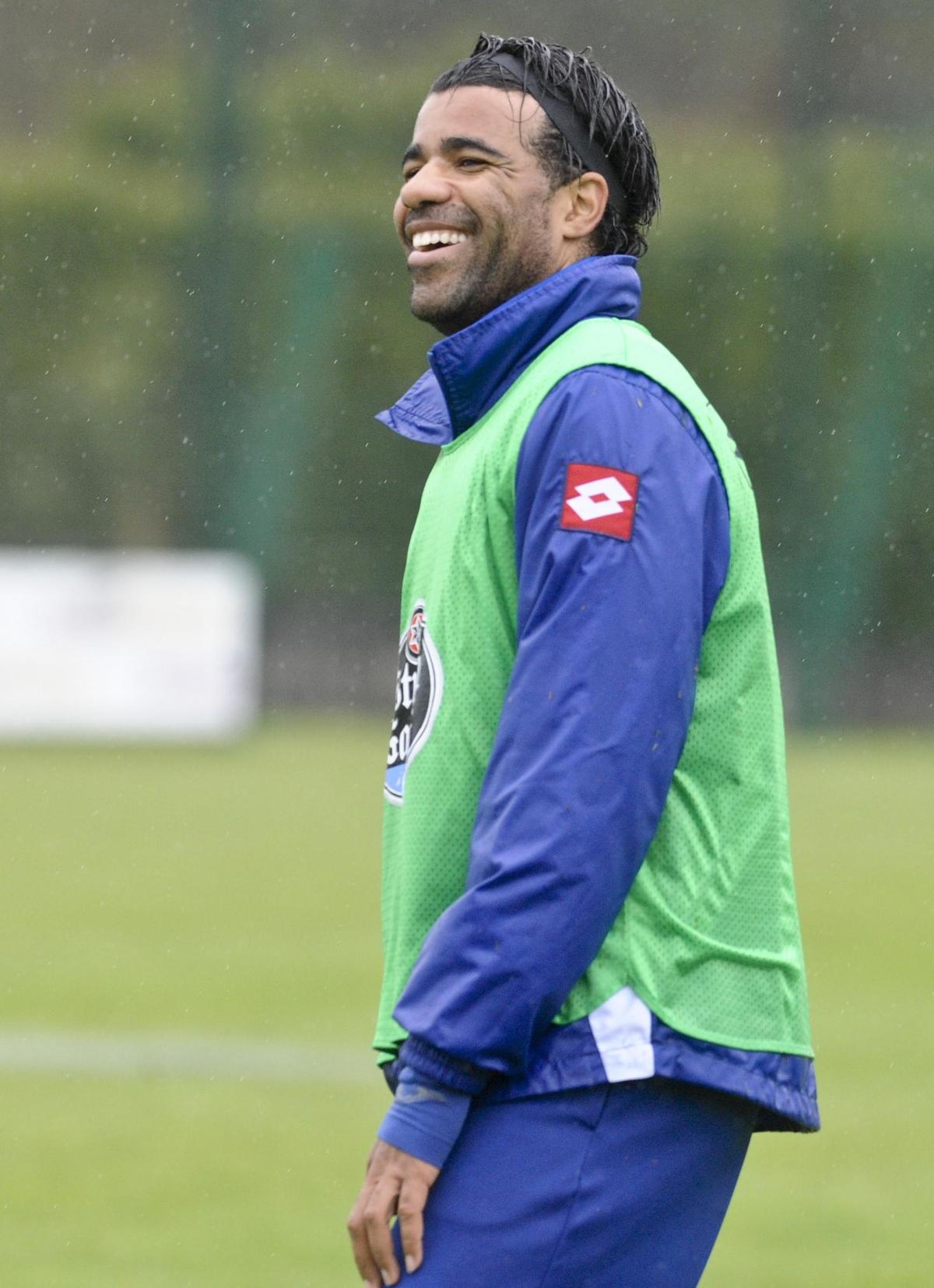 Bodipo, durante un entrenamiento