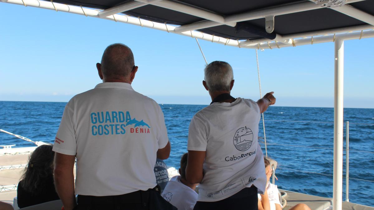 La colaboración de los Guardacostas de Dénia es esencial en este proyecto de investigación