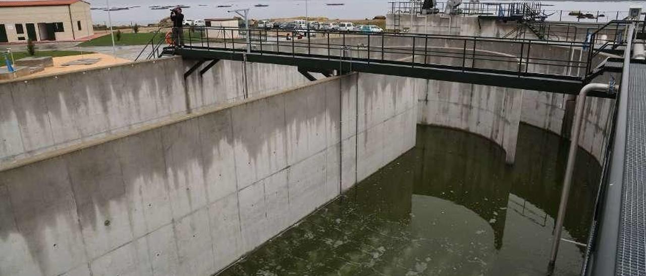 La EDAR de O Grove el día de su inauguración, en marzo de 2015. // Muñiz