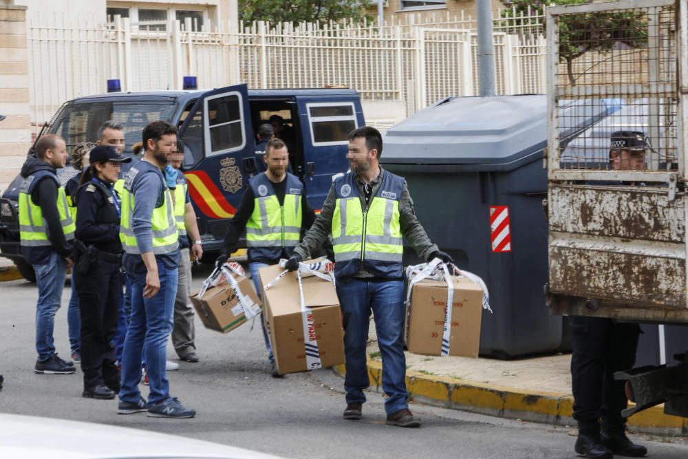 Operación policial en Burjassot