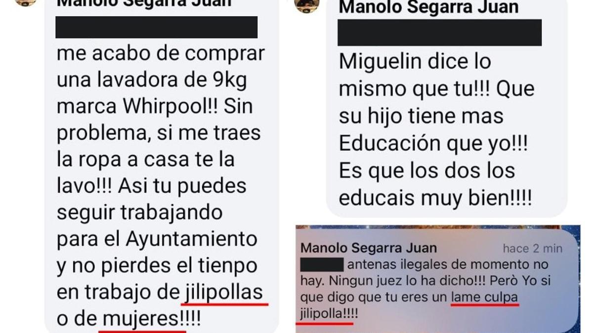 Los comentarios del concejal Manolo Segarra