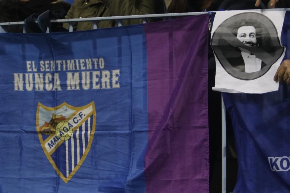Partido del Málaga CF y la Ponferradina en La Rosaleda.