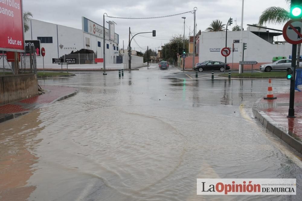 Las consecuencias del temporal en Murcia