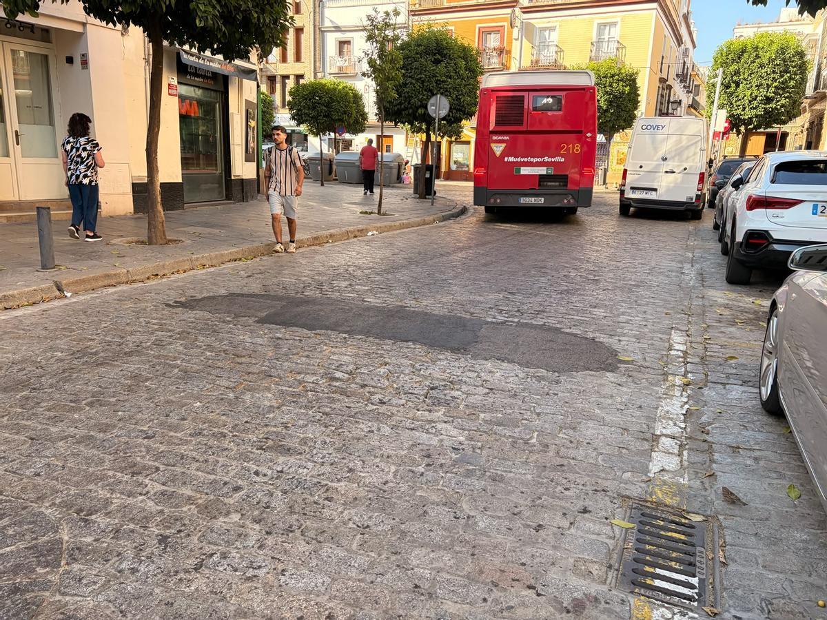 Estado actual de la calle San Jorge.