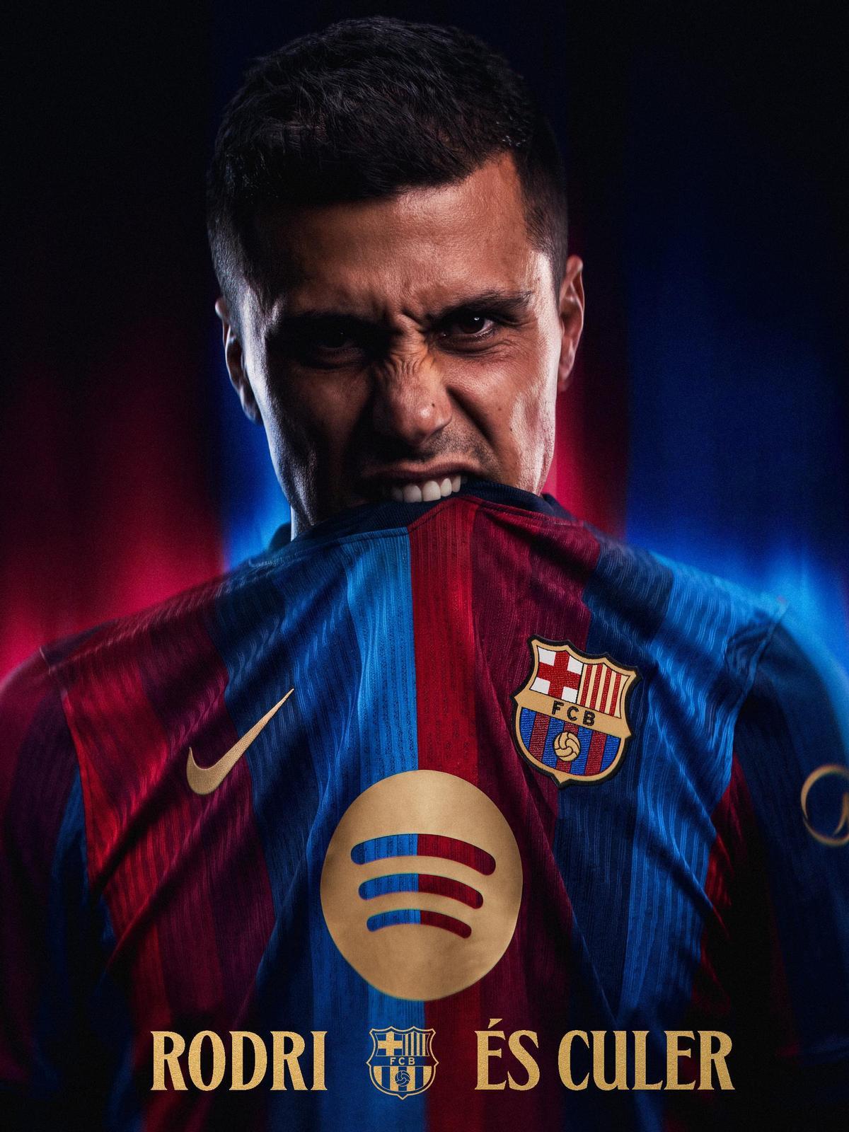Rodri Hernández, azulgrana hasta 2030.