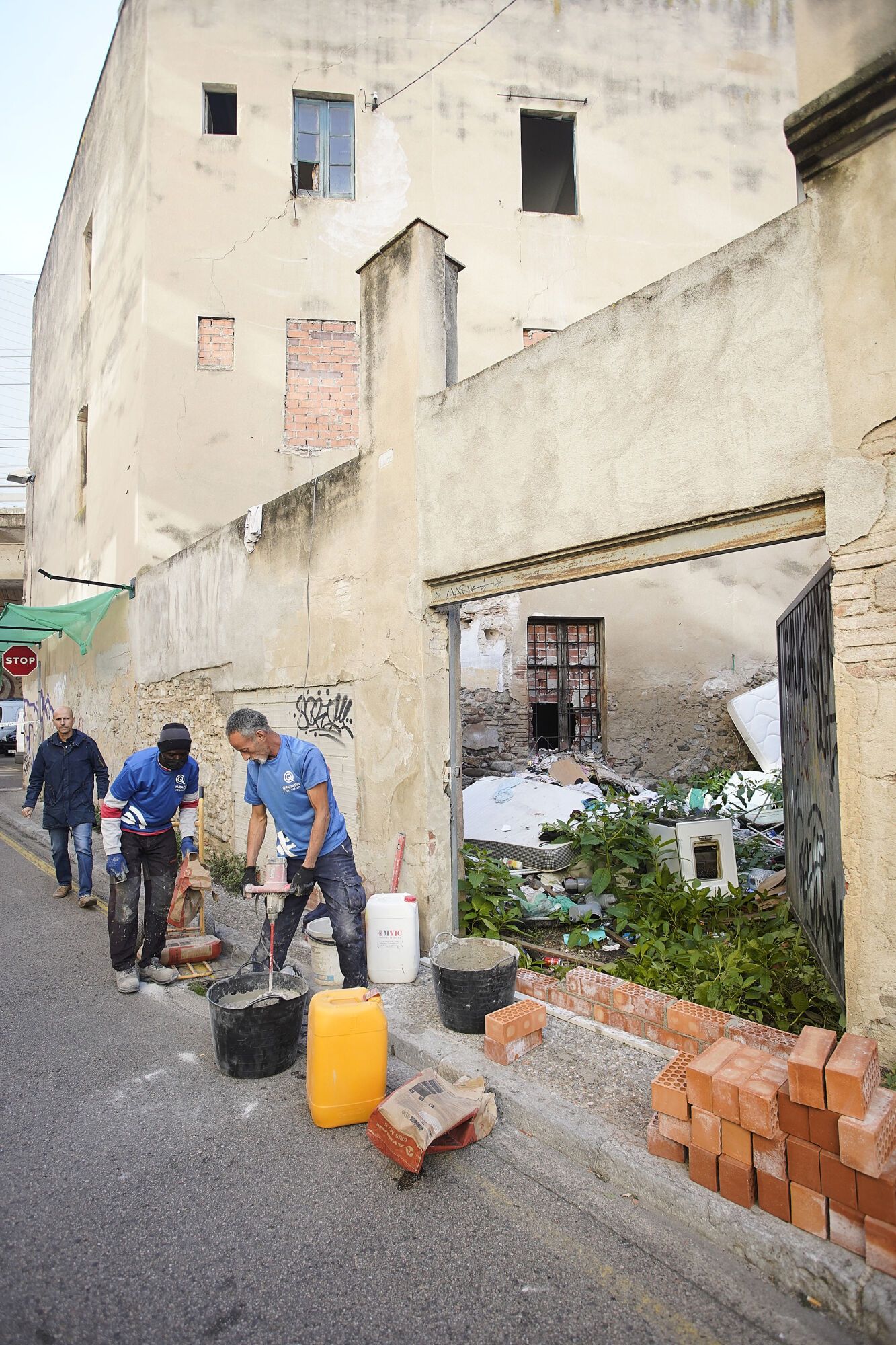 Girona carrer Tomàs Mieres desallotjament edifici ocupat