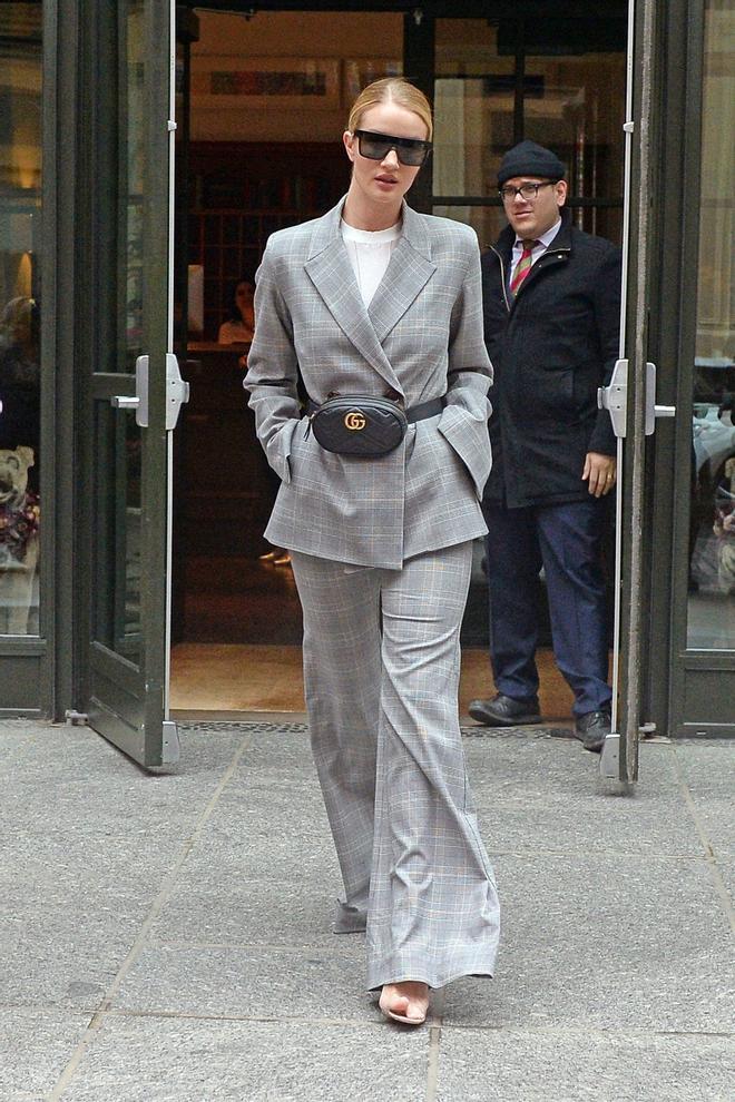 Rosie Huntington en NY