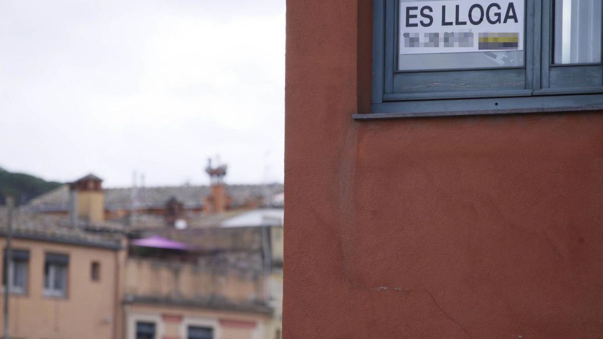 Un habitatge de lloguer a Girona, en una imatge d’arxiu.  | MARC MARTÍ