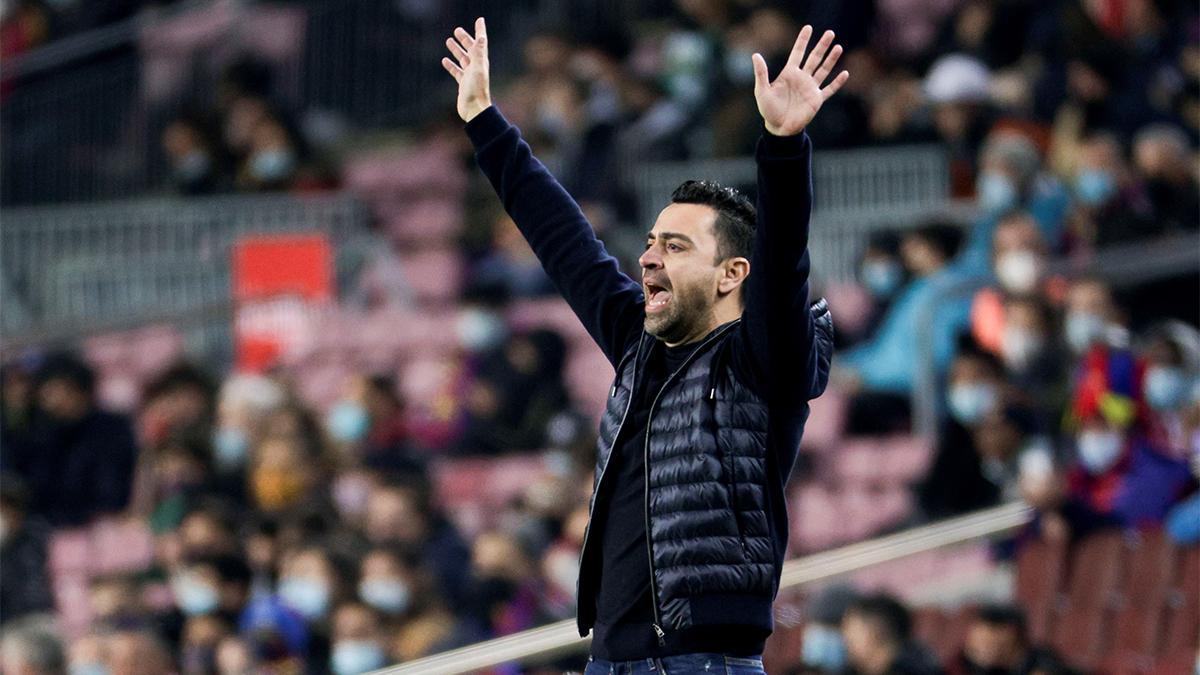 Xavi Hernández, en el partido ante el Elche