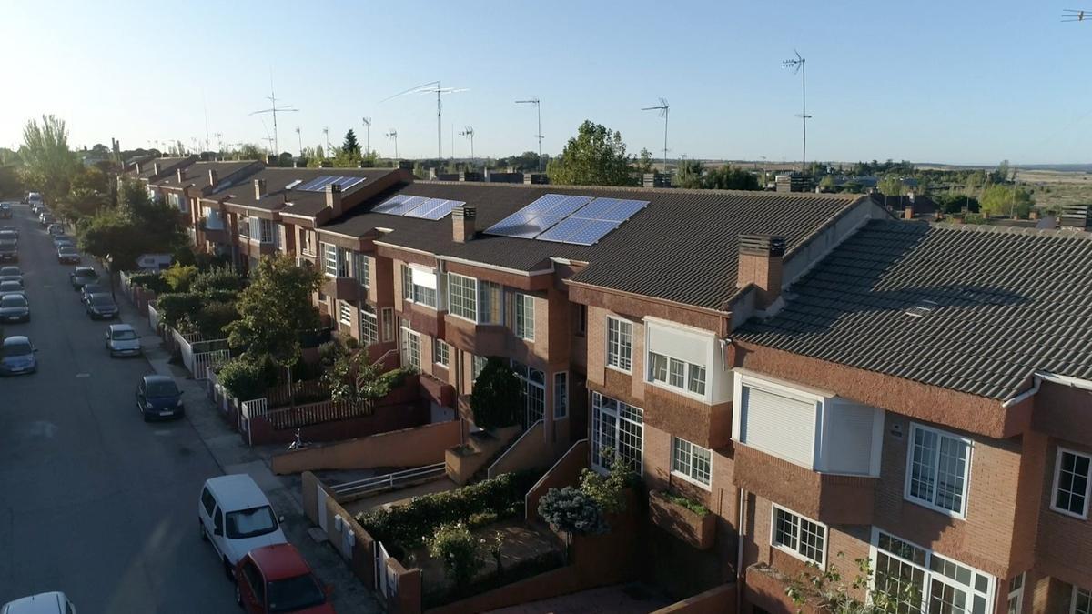Solución de autoconsumo fotovoltaico de Iberdrola en un domicilio particular.