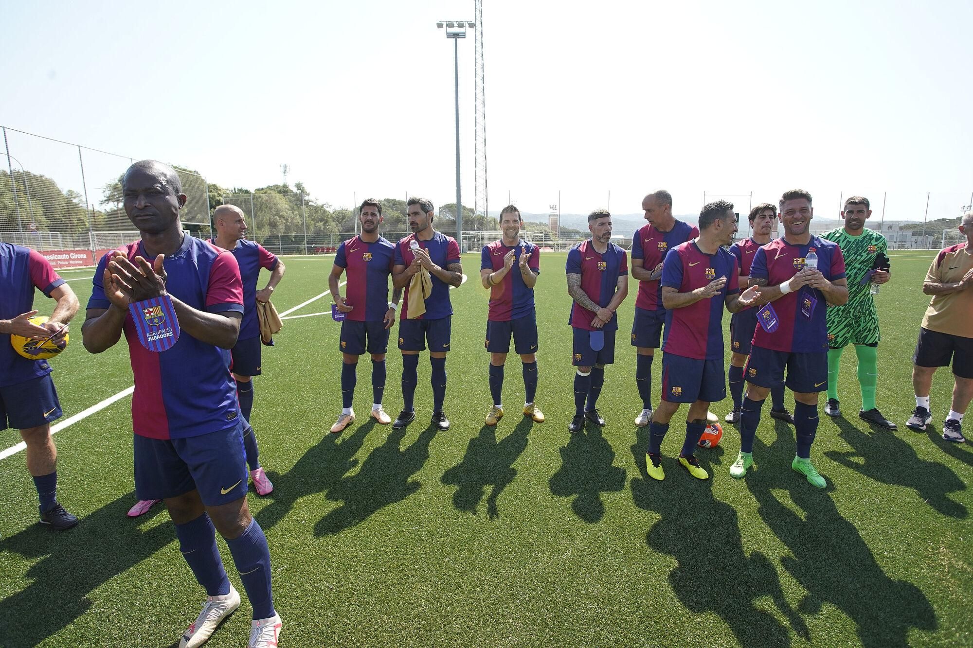 GIRONA. Torres de Palau Girona FC Legends-Agrupació Jugadors FCB, en homenatge a Pepe Pinto