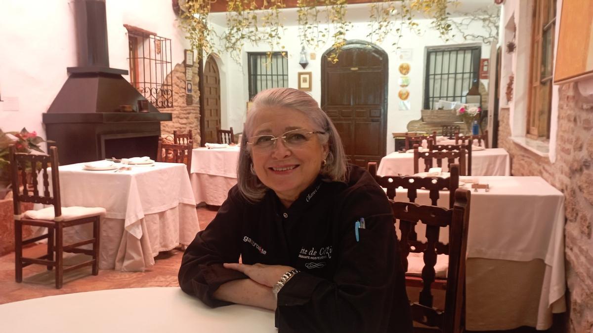 La antequerana Charo Carmona, esta semana en su premiado restaurante Arte de Cozina.