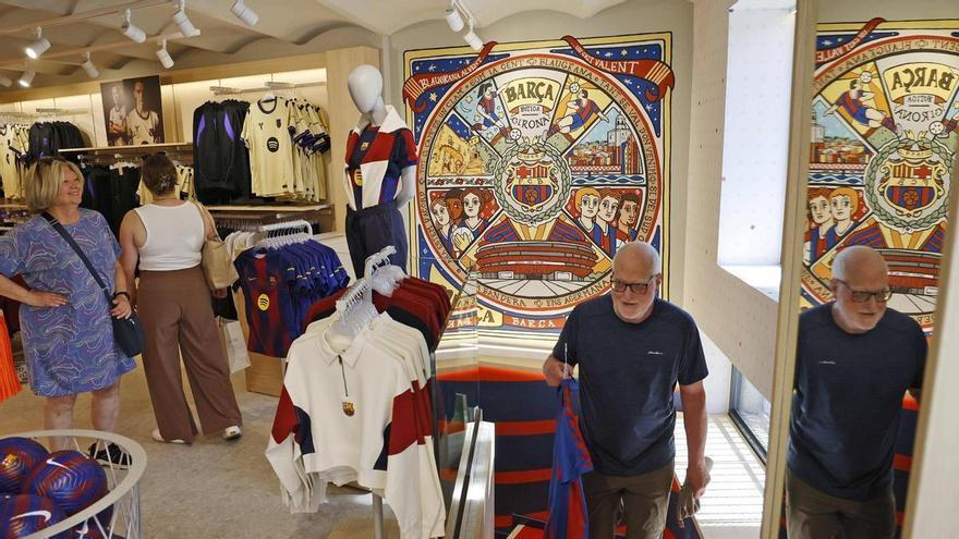 El Barça obre la botiga de Girona amb «il·lusió»