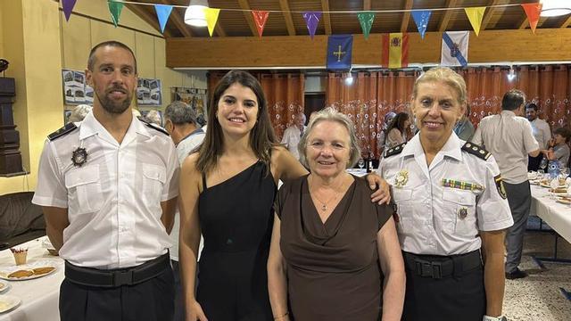 Por la izquierda, Diego Fernández, Raquel Ruiz, Ana Fernández e Inmaculada Leis. | N. M.