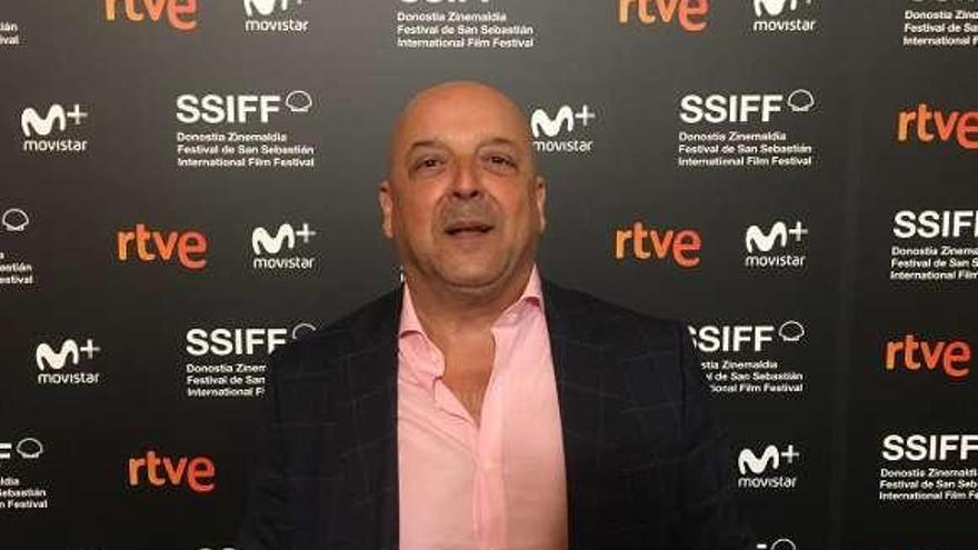 Miguelo, en el Festival de Cine de San Sebastián.