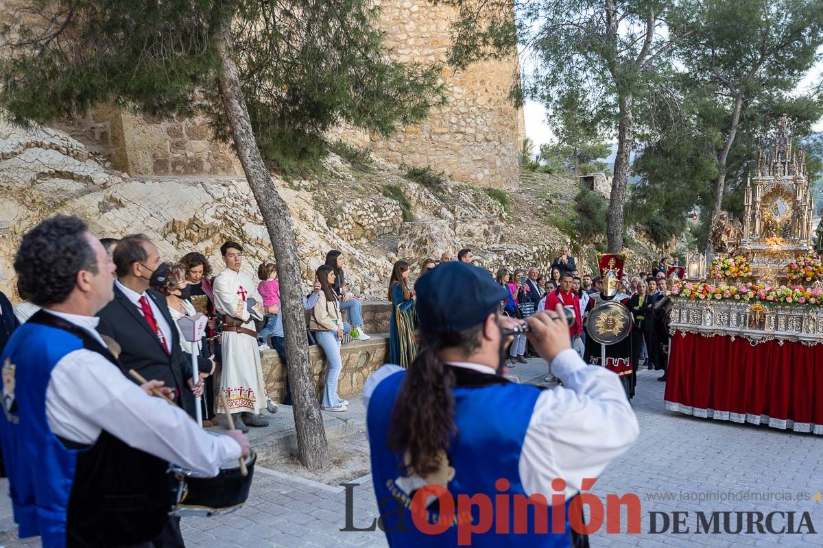 Procesión de subida a la Basílica en las Fiestas de Caravaca