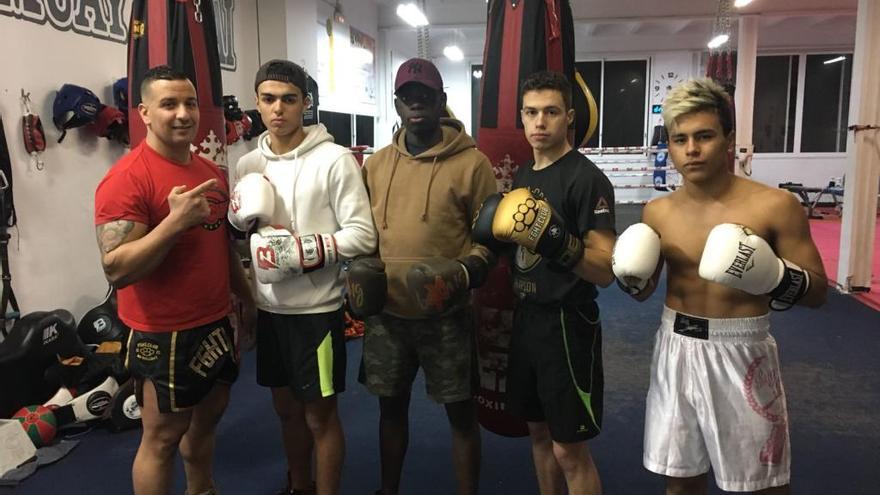 Quatre lluitadors del Gym Box van en el campionat català de Sant Adrià