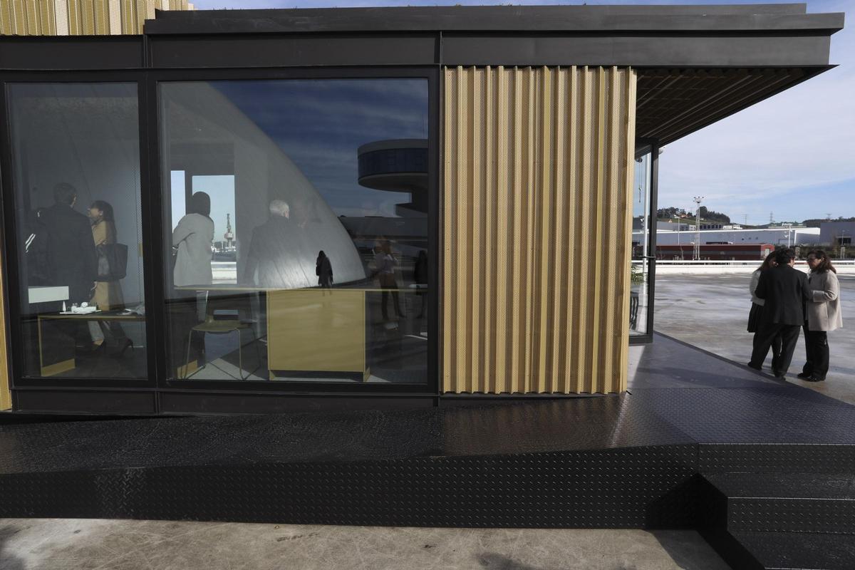 Un módulo habitacional de ROOM 2030 en el Niemeyer, en 2020.