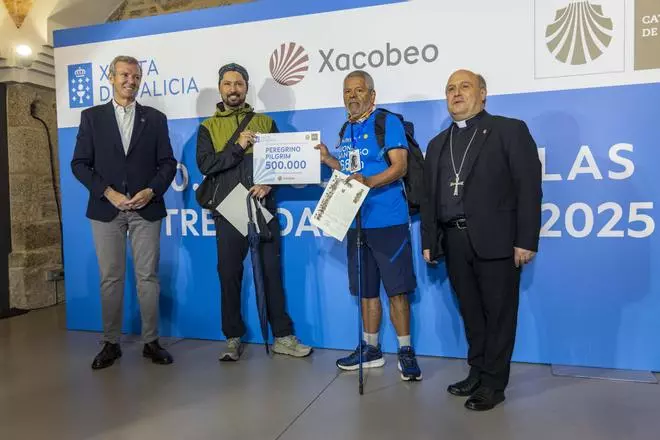 Llega a Compostela el peregrino 500.000