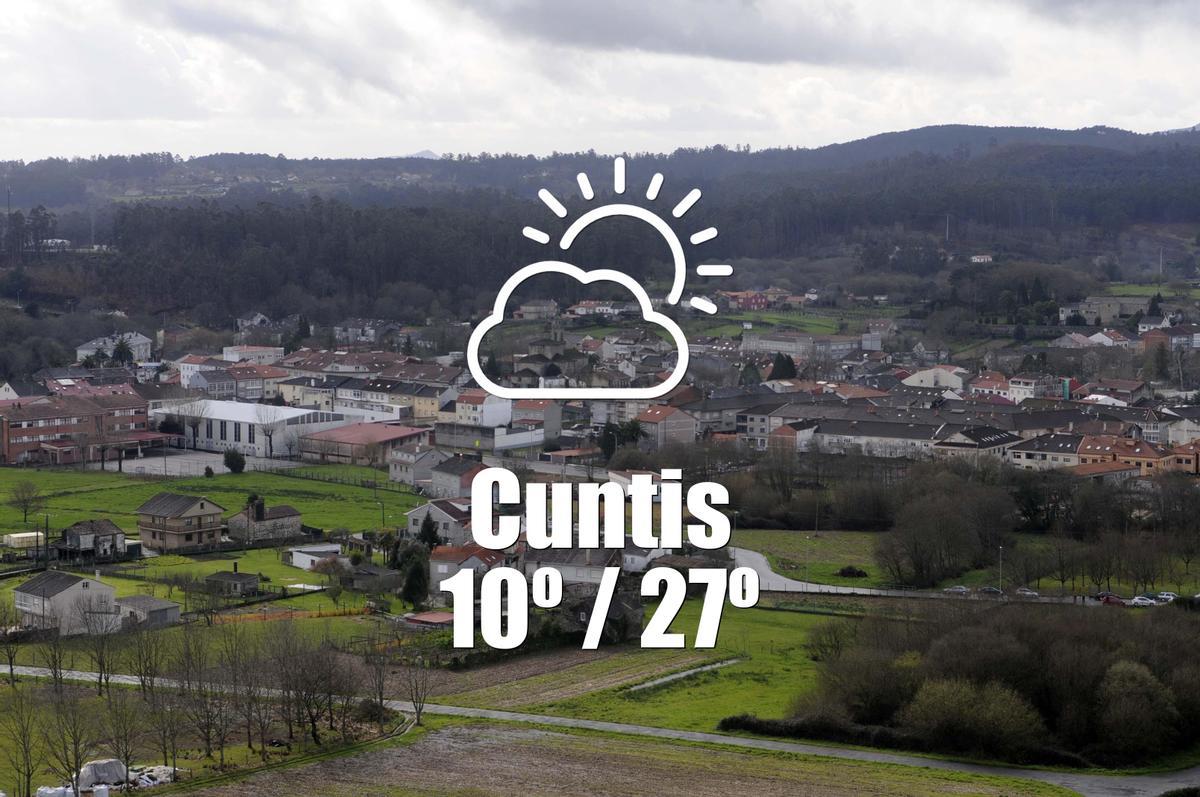 El tiempo en Cuntis: previsión meteorológica para hoy, viernes 10 de abril