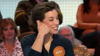 Esto le dijeron a Rosa en Pasapalabra y ella se ruborizó: "Me he puesto roja y todo"