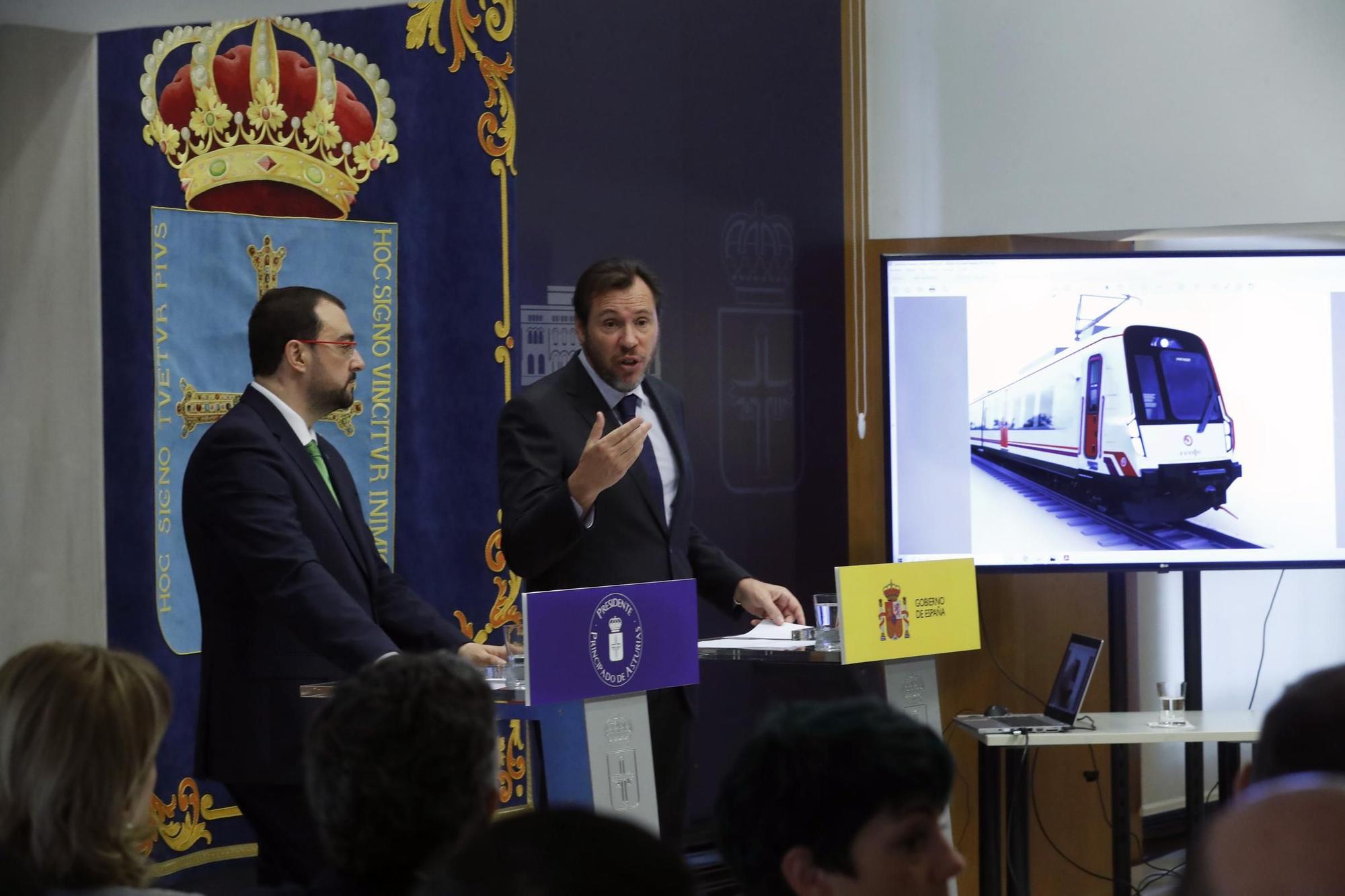 Las imágenes de la visita del ministro Óscar Puente a Asturias